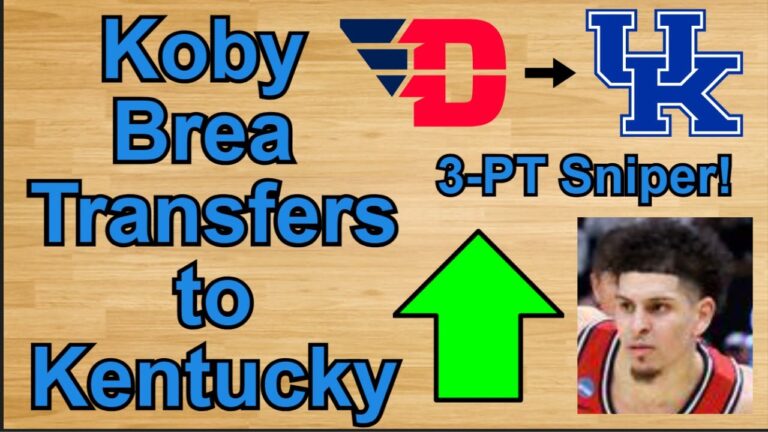 Koby Brea – Kentucky NIL Deals, Net Worth, Player Information: Latest Updates and Career Highlights